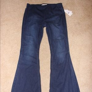 Free People Penny Pull-On Flare Jeans